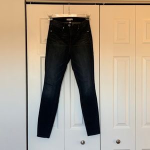 Good American GOOD LEGS dark wash jeans.